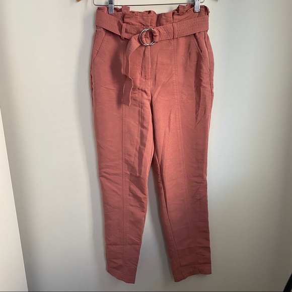 Paperbag pants with belt - Picture 1 of 4